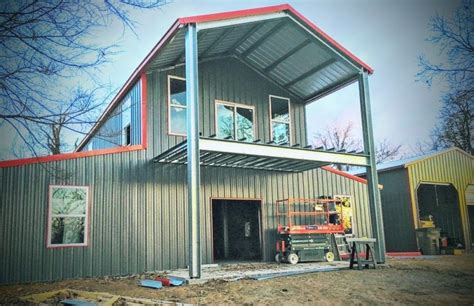 metal buildings with covered porches